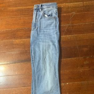 Stradivarius women’s high waisted flare jeans